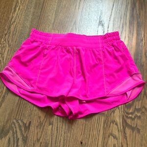 Lululemon Low Rise Hotty Hot Short 2.5” Hot Pink